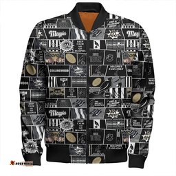 Amazing Aussie Collingwood Legacy Of The Pride Comic Style Bomber Jacket