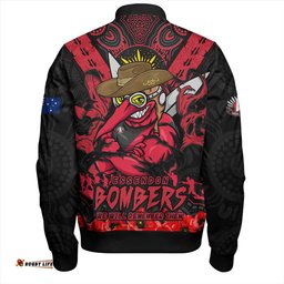 Amazing Aussie Essendon Ripped Legacy Of The Game The ANZAC Spirit Lives On Bomber Jacket