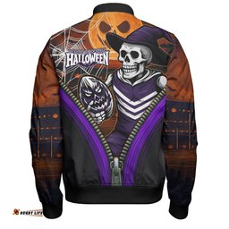 Amazing Aussie Fremantle Halloween Night Reaper Bomber Jacket