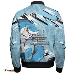 Amazing Aussie Cronulla Sutherland Sharks Theme Song Bomber Jacket