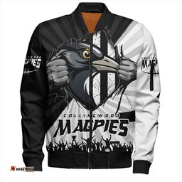 Amazing Aussie Collingwood Breaking Through Fan Design Bomber Jacket