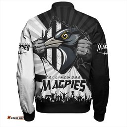 Amazing Aussie Collingwood Breaking Through Fan Design Bomber Jacket