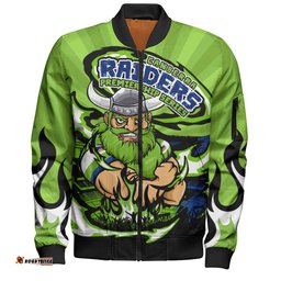 Amazing Aussie Canberra Raiders Premiership Series Sports Gear Bomber Jacket