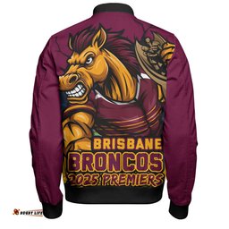 Amazing Aussie Brisbane Broncos Unleash Power In The Ultimate Battle Bomber Jacket