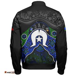Amazing Aussie Indigenous Australian Aboriginal Torres Warrior Legacy NAIDOC Journey Bomber Jacket
