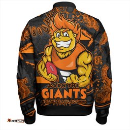 Amazing Aussie GWS GIANTS Blazing Spirit Of Victory Bomber Jacket