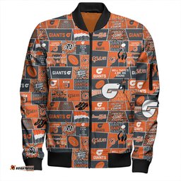 Amazing Aussie GWS GIANTS Legacy Of The Pride Comic Style Bomber Jacket