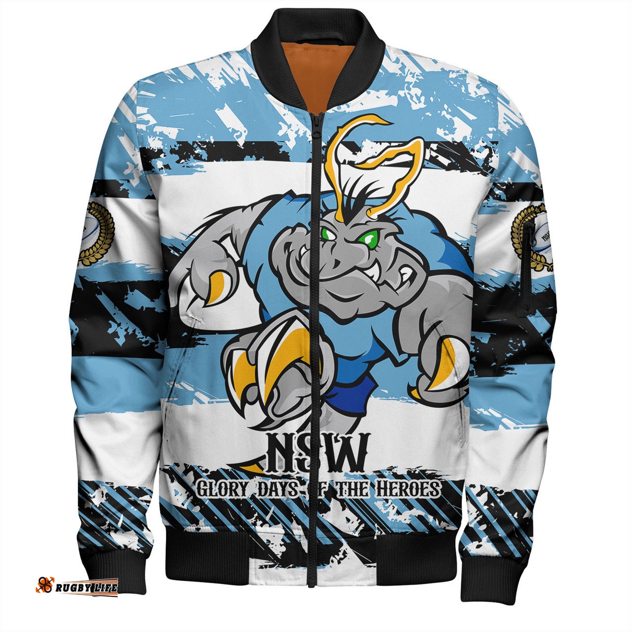 Amazing Aussie Cockroach Sport Theme Song Inspired Bomber Jacket