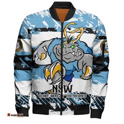 Amazing Aussie Cockroach Sport Theme Song Inspired Bomber Jacket