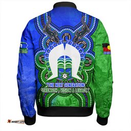 Amazing Aussie Indigenous Australian Aboriginal Dhari Dreams NAIDOC Edition Bomber Jacket