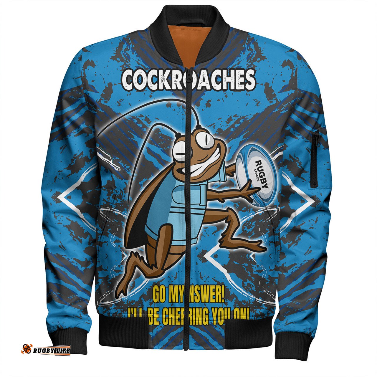 Amazing Aussie Cockroach Sport Custom Go My NSWer Bomber Jacket