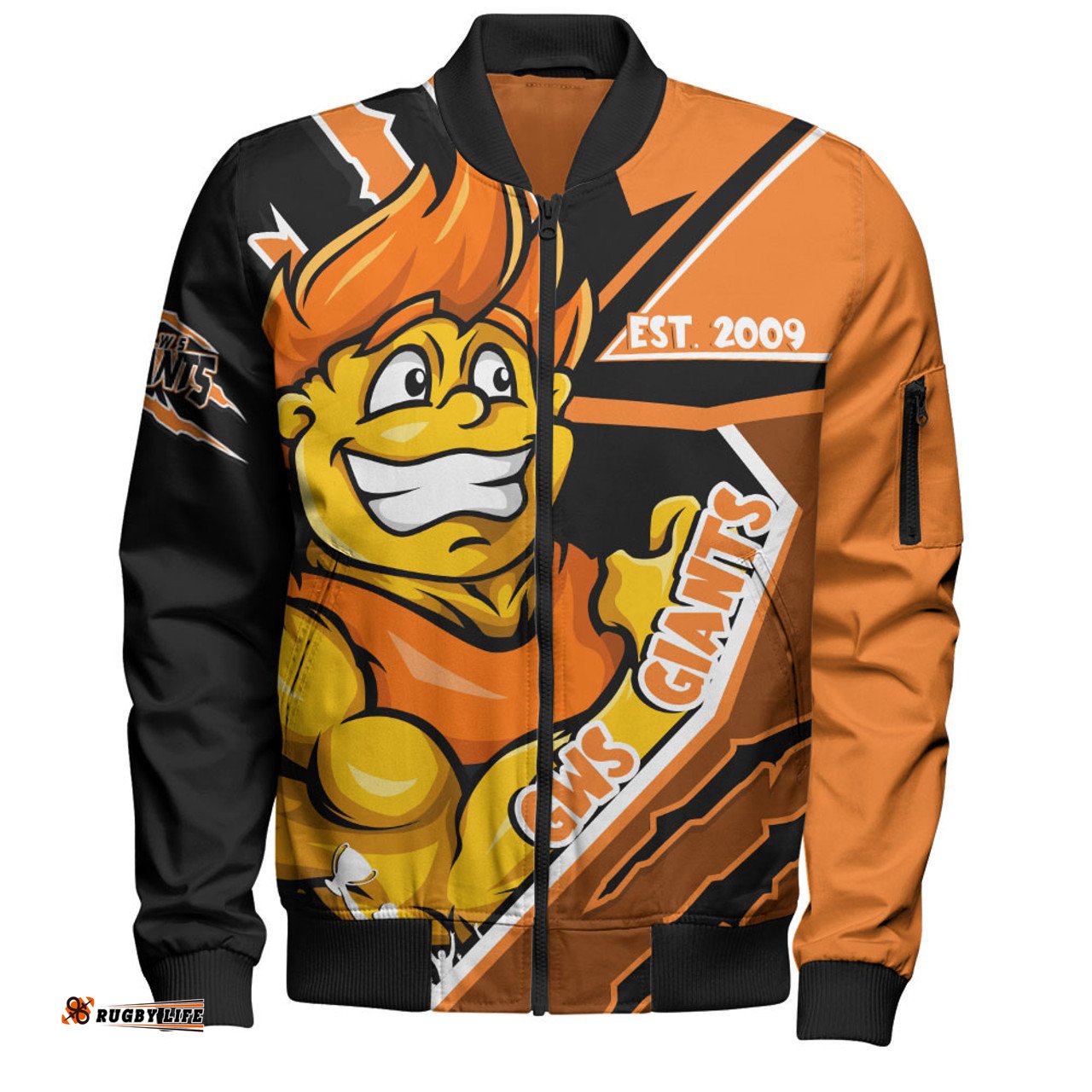 Amazing Aussie GWS GIANTS Battlefield Glory Gear Bomber Jacket