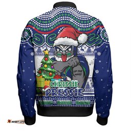 Amazing Aussie New Zealand Warriors Aussie Ugly Christmas For Die Hard Fan Supporters Bomber Jacket