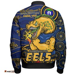 Amazing Aussie Parramatta Eels Spirit Of NAIDOC Series Bomber Jacket