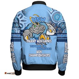 Amazing Aussie Cockroach Sport Custom Talent Win Games But Teamwork And Intelligence Win Championships With Aboriginal Style Bomber Jacket