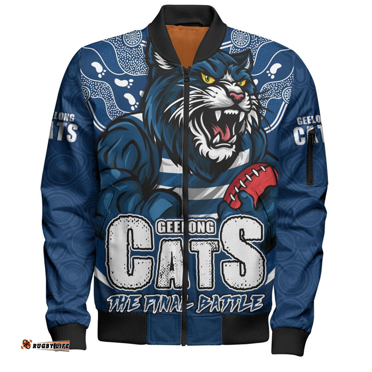 Amazing Aussie Geelong Cats Final Clash Battle Edition Bomber Jacket