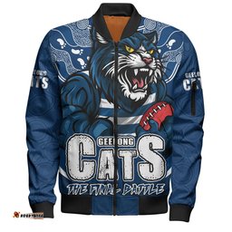 Amazing Aussie Geelong Cats Final Clash Battle Edition Bomber Jacket
