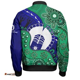 Amazing Aussie Indigenous Australian Aboriginal Shared Journey Spirit And Country Bomber Jacket