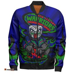 Amazing Aussie New Zealand Warriors Premiership Series Sports Gear Bomber Jacket
