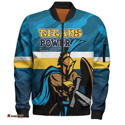 Amazing Aussie Gold Coast Titans Custom I Hate Being This Awesome But Gold Coast Titans Bomber Jacket