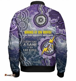 Amazing Aussie Melbourne Storm Custom Up The Mighty Bomber Jacket