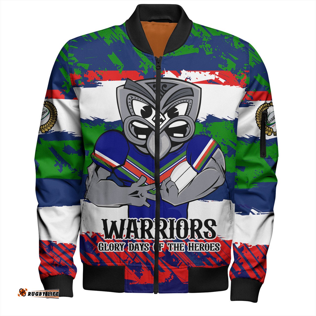 Amazing Aussie New Zealand Warriors Sport Theme Song Inspired Bomber Jacket
