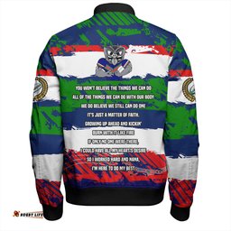 Amazing Aussie New Zealand Warriors Sport Theme Song Inspired Bomber Jacket