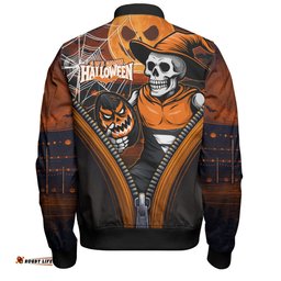 Amazing Aussie GWS GIANTS Halloween Night Reaper Bomber Jacket
