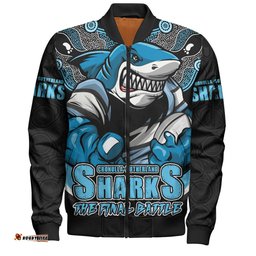 Amazing Aussie Cronulla Sutherland Sharks Final Clash Battle Edition Bomber Jacket