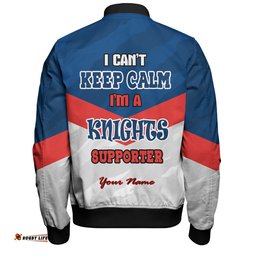 Amazing Aussie Newcastle Knights Custom Knights Supporter Bomber Jacket