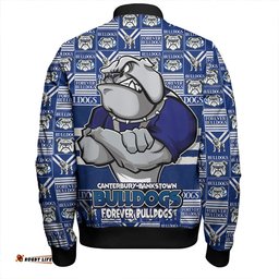 Amazing Aussie Canterbury Bankstown Bulldogs Champion���s Pride Comic Style Bomber Jacket