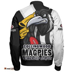Amazing Aussie Collingwood Australian Football Finals Premiership Spirit Bomber Jacket
