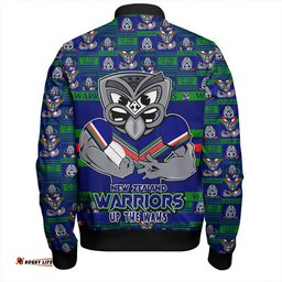 Amazing Aussie New Zealand Warriors Champion���s Pride Comic Style Bomber Jacket
