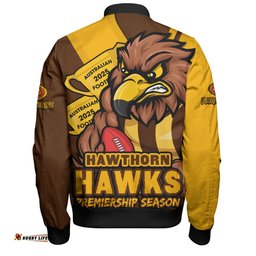 Amazing Aussie Hawthorn Australian Football Finals Premiership Spirit Bomber Jacket