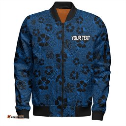 Amazing Aussie Canterbury Bankstown Bulldogs Scream With Tropical Patterns Bomber Jacket