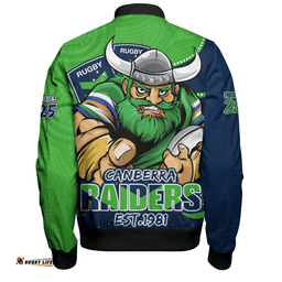 Amazing Aussie Canberra Raiders Battle For Glory Rugby Finals Edition Bomber Jacket