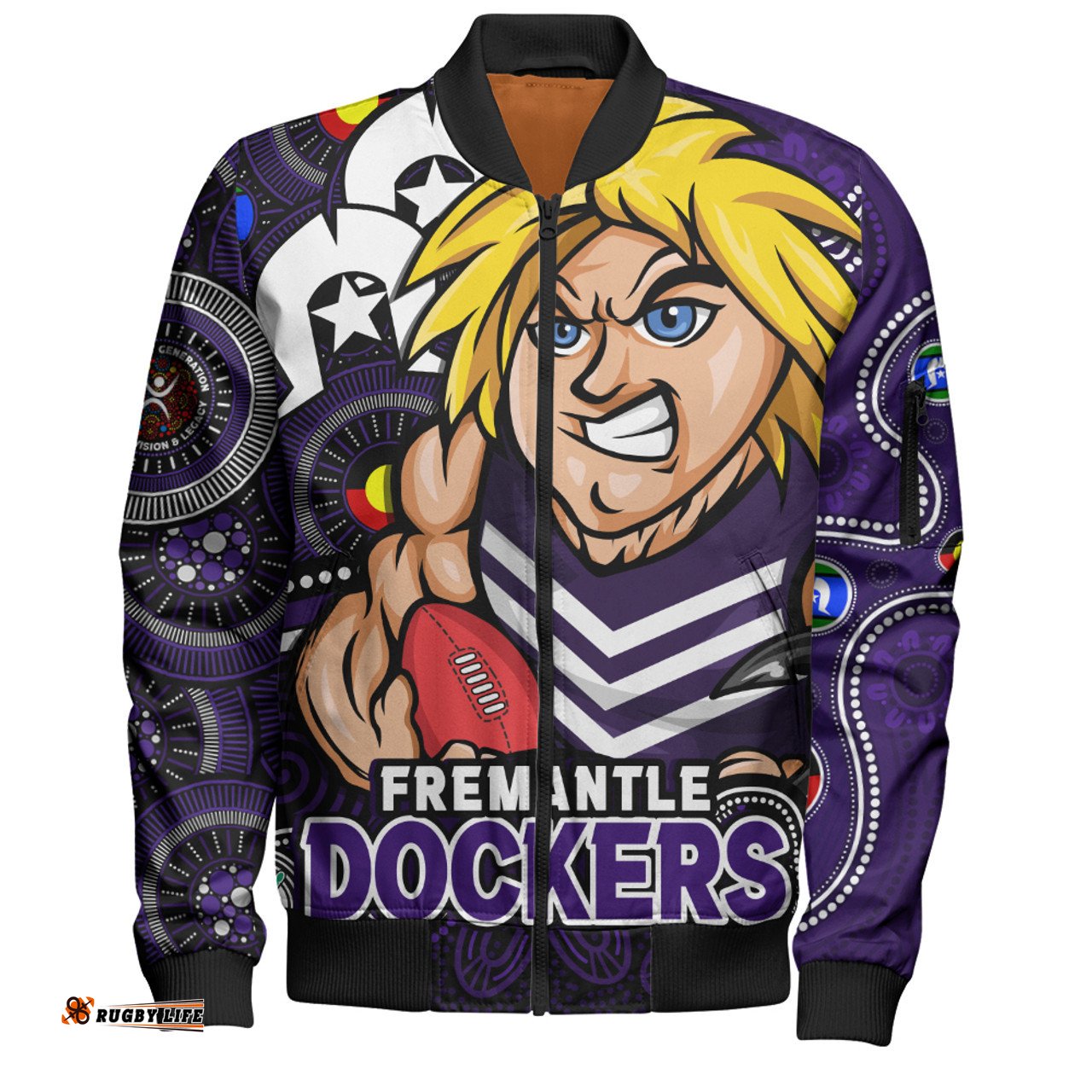 Amazing Aussie Fremantle NAIDOC Spirit Of Country Bomber Jacket