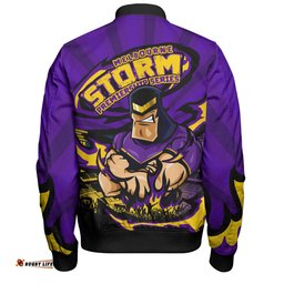Amazing Aussie Melbourne Storm Premiership Series Sports Gear Bomber Jacket
