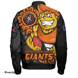 Amazing Aussie GWS GIANTS Power Through Generations NAIDOC Edition Bomber Jacket