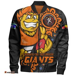 Amazing Aussie GWS GIANTS Power Through Generations NAIDOC Edition Bomber Jacket