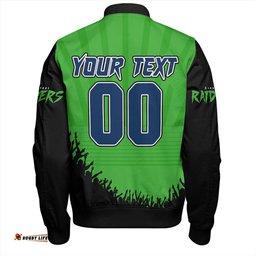 Amazing Aussie Canberra Raiders Heart Of A Fighter Tough And Fearless Bomber Jacket