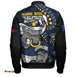 Amazing Aussie North Queensland Cowboys NAIDOC Indigenous Warrior Spirit Bomber Jacket