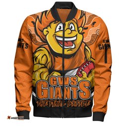 Amazing Aussie GWS GIANTS Final Clash Battle Edition Bomber Jacket