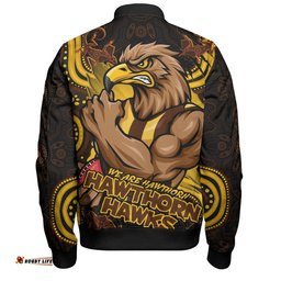 Amazing Aussie Hawthorn Spirit Warriors Of The Game Bomber Jacket