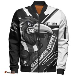 Amazing Aussie Collingwood Battlefield Glory Gear Bomber Jacket