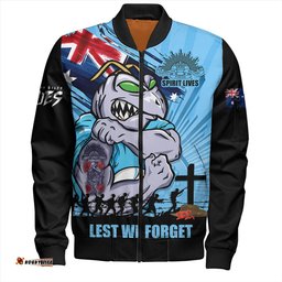 Amazing Aussie New South Wales Blues Fearless ANZAC Defender Bomber Jacket