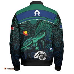 Amazing Aussie Indigenous Australian Aboriginal Turtle Of The Dreaming NAIDOC Edition Bomber Jacket