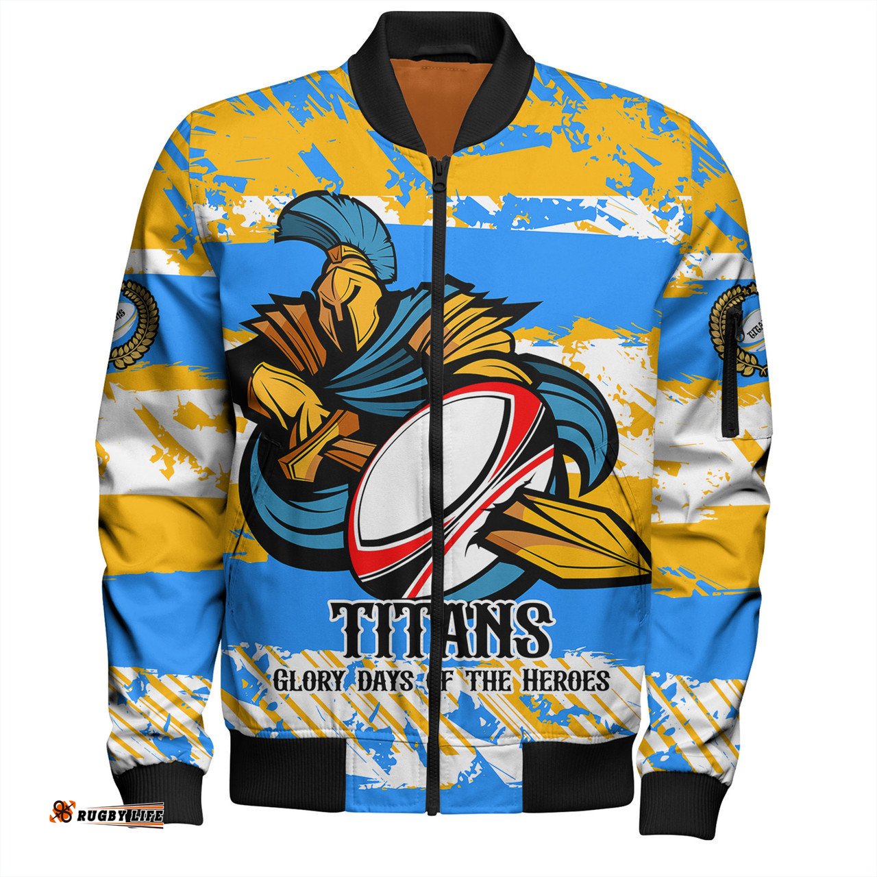 Amazing Aussie Gold Coast Titans Sport Theme Song Inspired Bomber Jacket