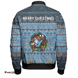 Amazing Aussie New South Wales Cockroaches Christmas Custom Chrissie Spirit Bomber Jacket