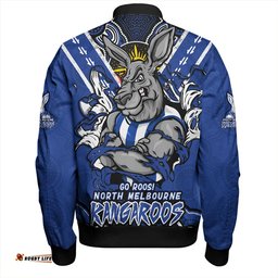 Amazing Aussie North Melbourne Ripped Legacy Of The Game Bomber Jacket